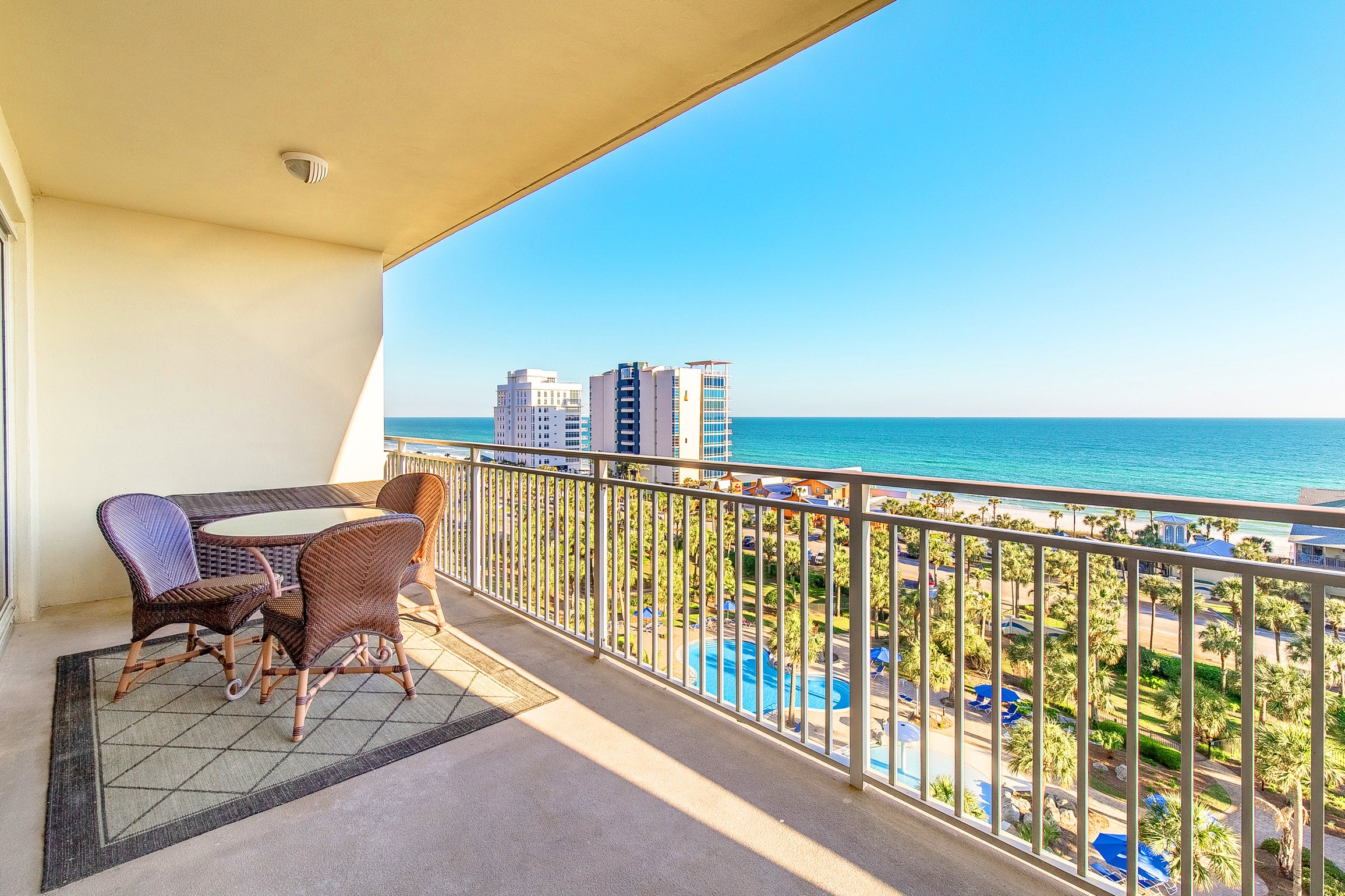 Feel the Gulf Breezes from this Huge Balcony