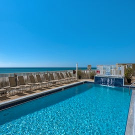 Gorgeous beach front pool