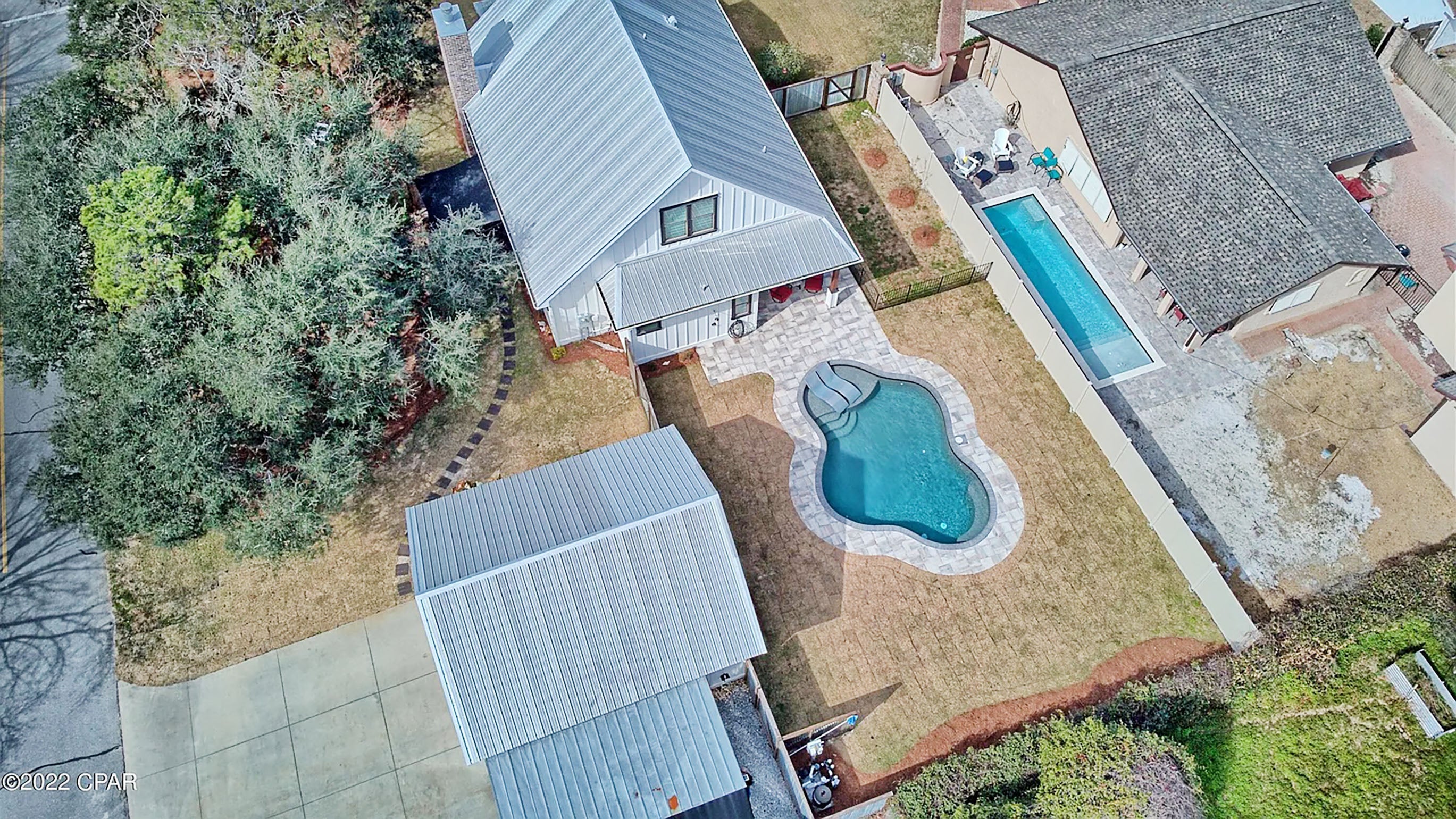 Aerial view of Moonlight Cottage
