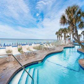 Beautiful pool and landscape