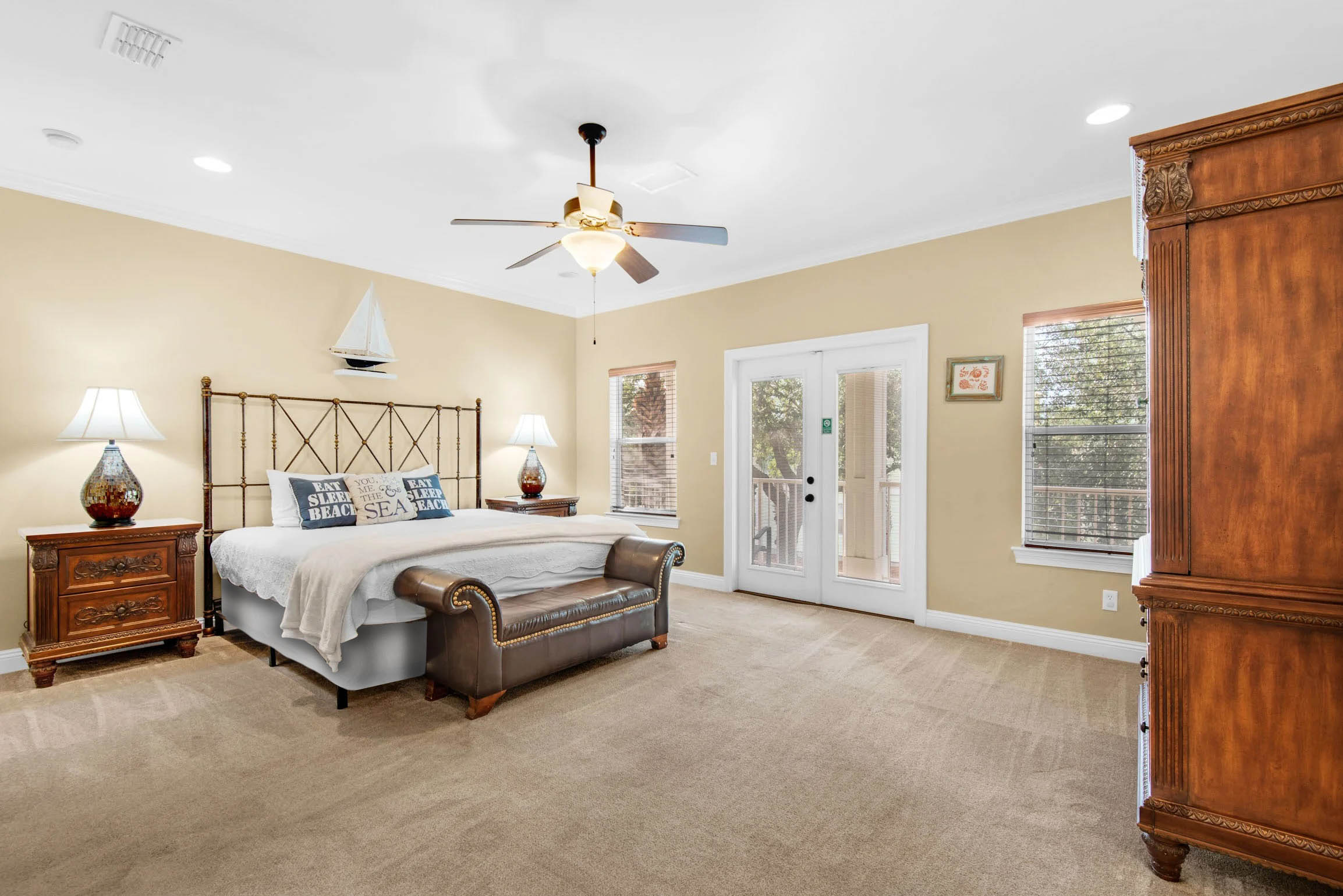 Spacious and open Master bedroom