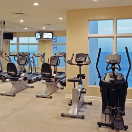 Fitness Room with Gulf Views