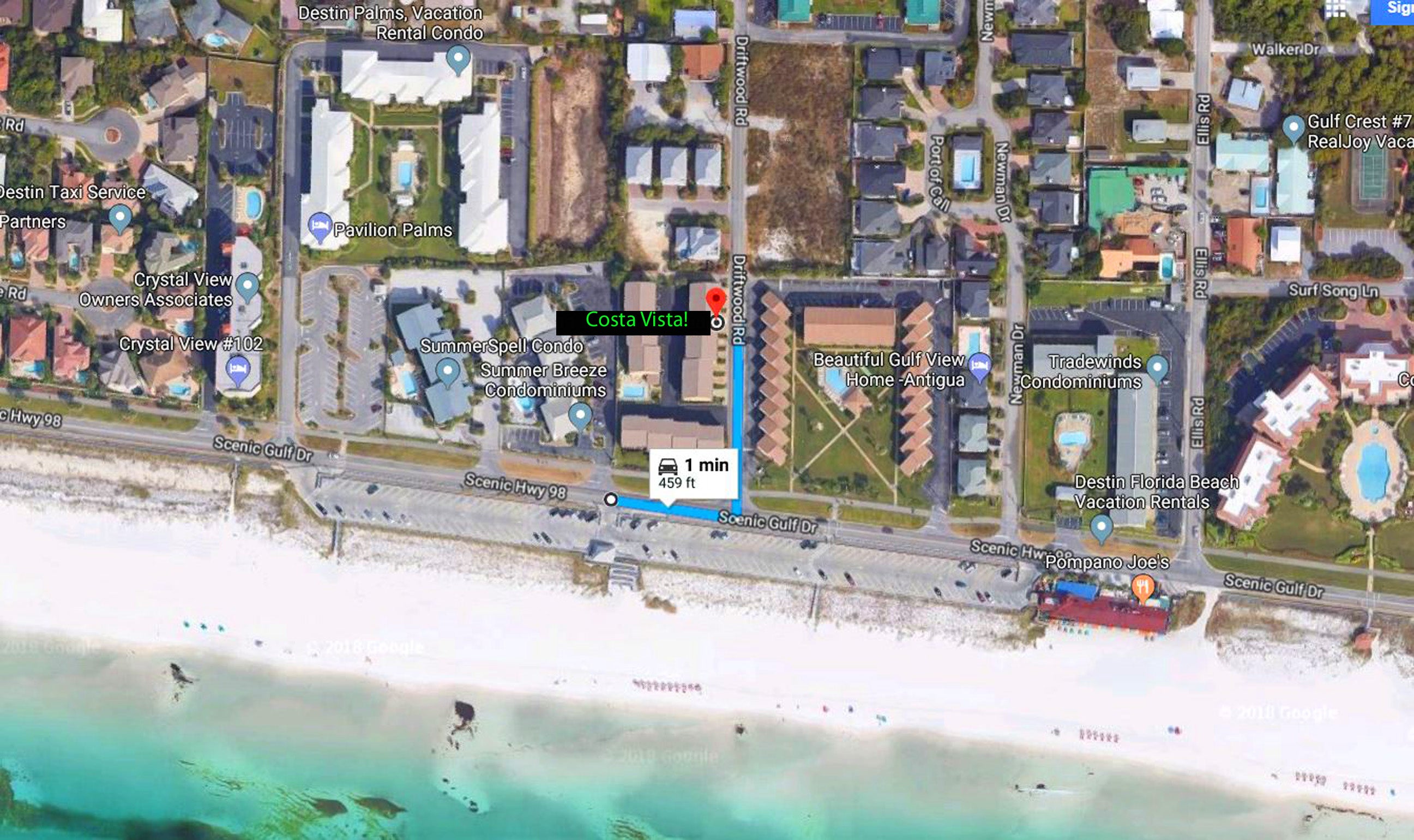 Close to the Beach access and Pompano Joes!