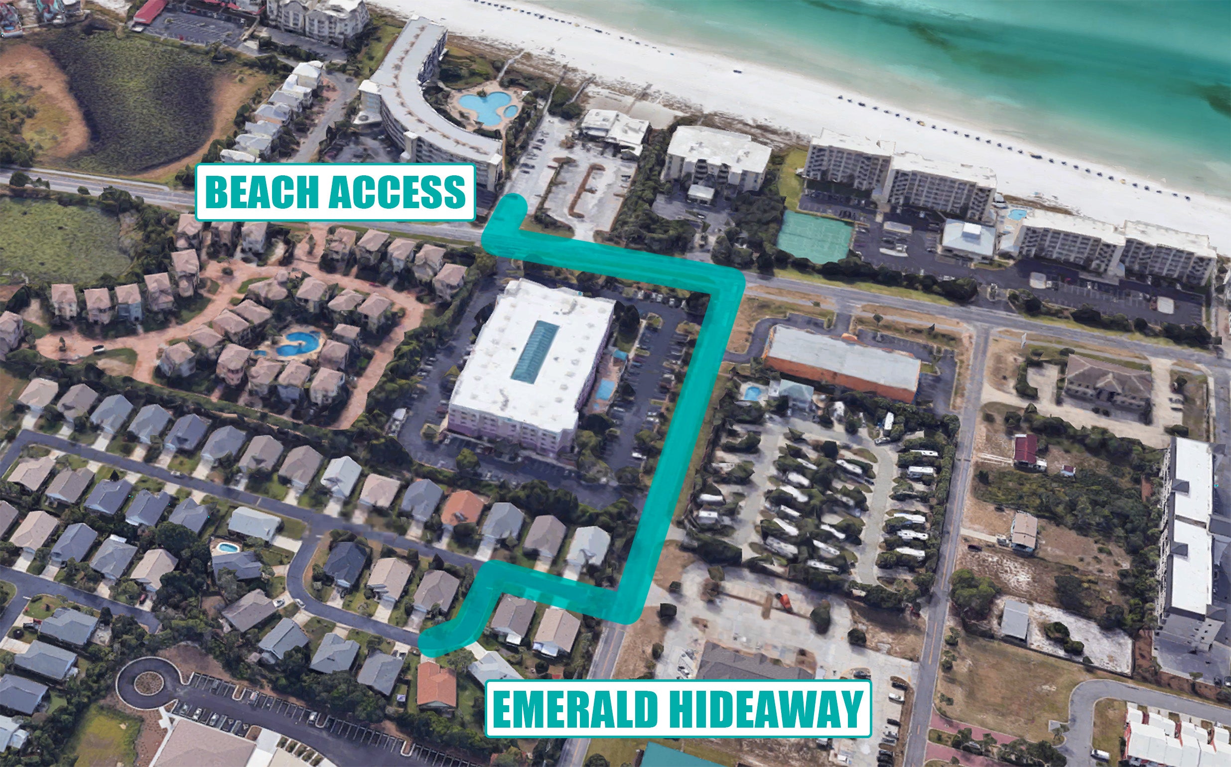 Emerald Hideaway Beach Access