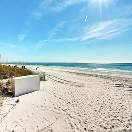 Beach in front of Sterling Sands 