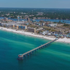 Aerial view of the Pier 