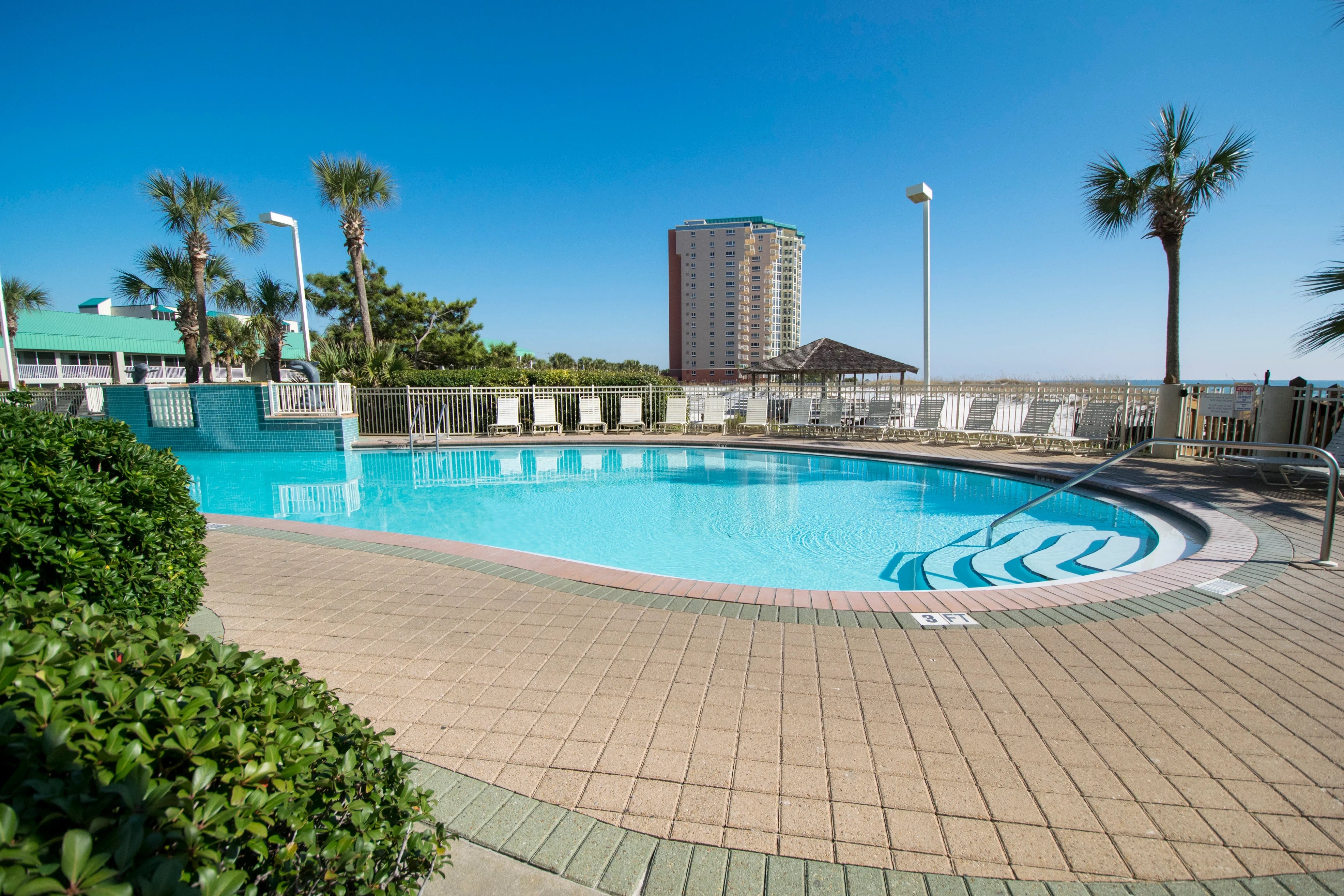 Pool with Gulf Views Pelican Beach Resort 