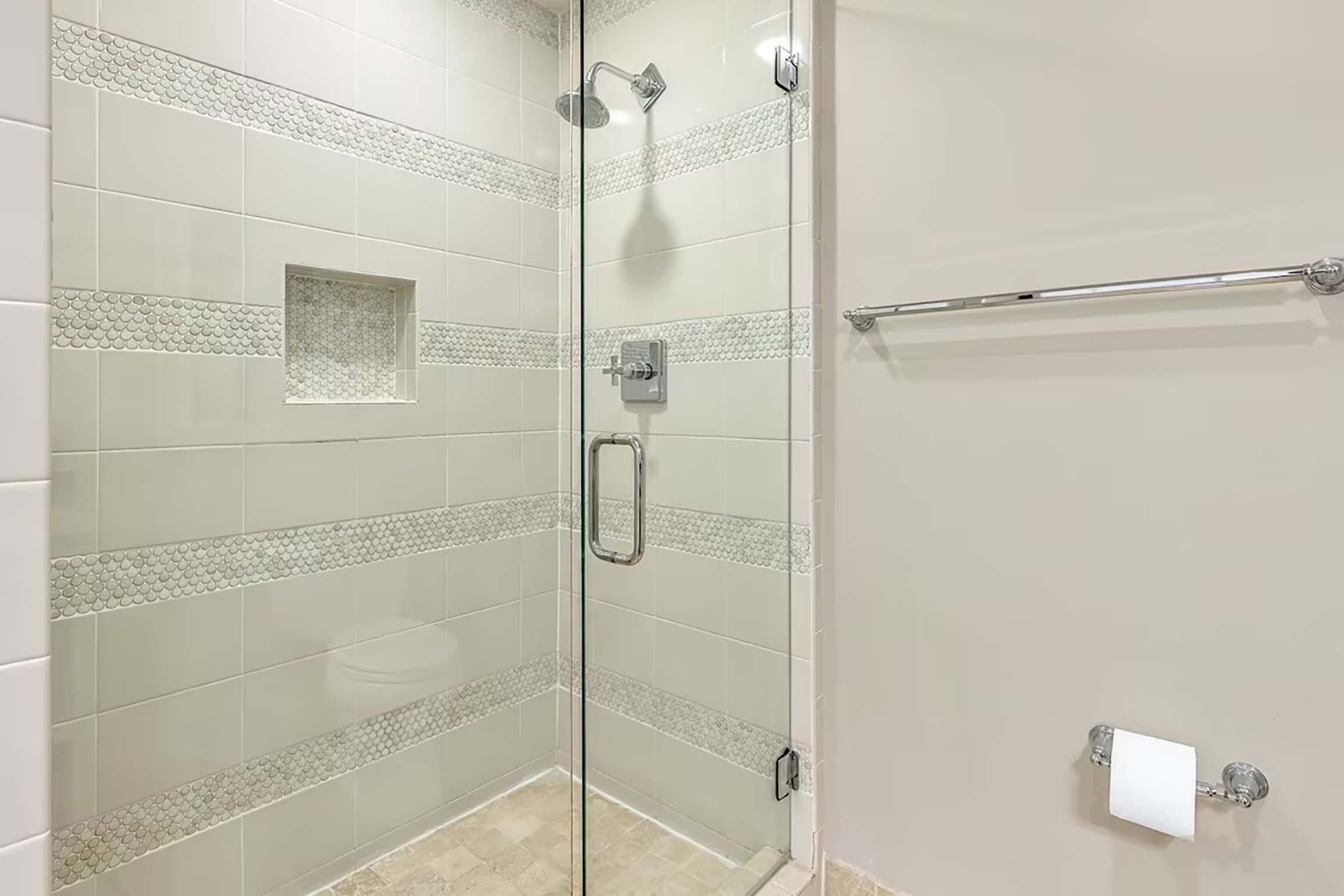 Guest En Suite - Single Sink and Shower  