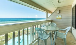 Beach Front Balcony off Master Suite