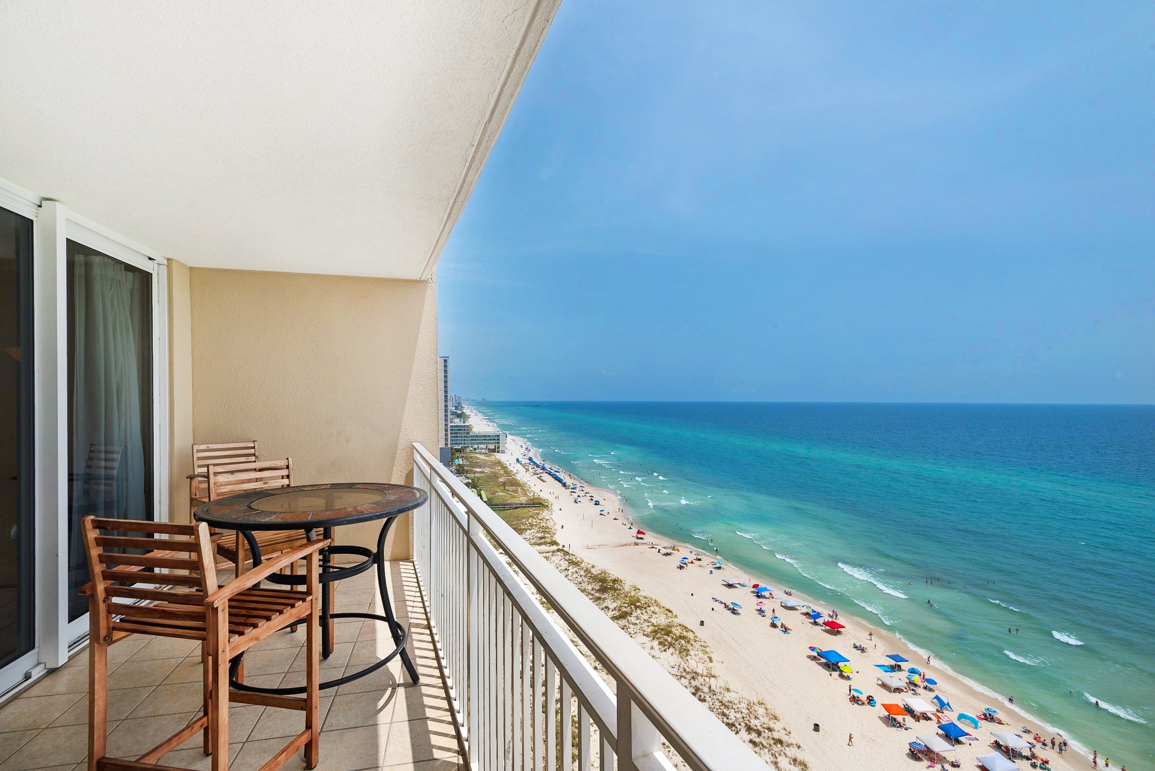 Magnificent Views from your Beach Front Balcony
