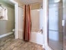 Large bath w/tub shower combo and walk in shower