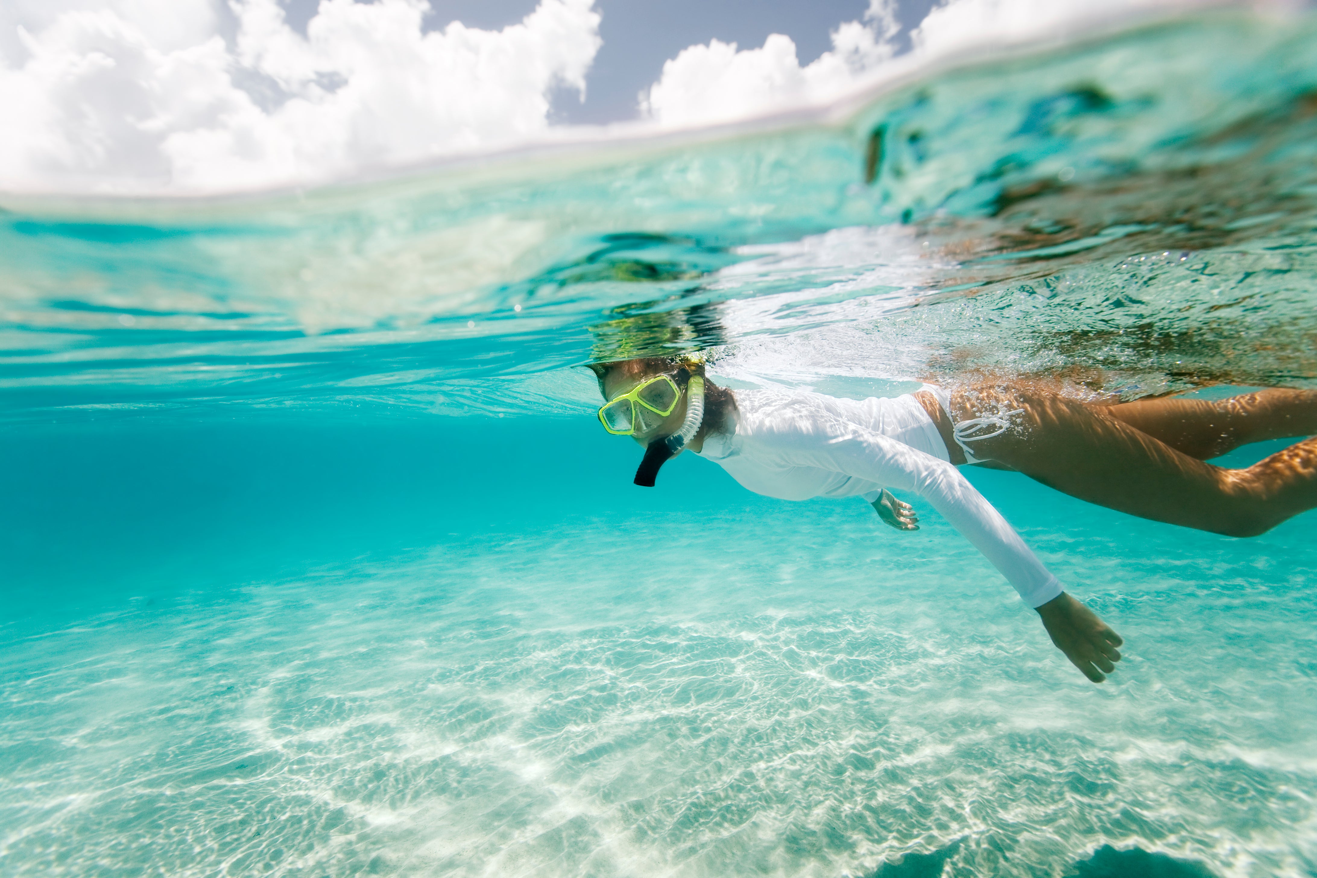 Grab some Gear and Snorkel in these Emerald waters