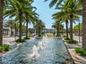 Beautiful fountains and palm trees