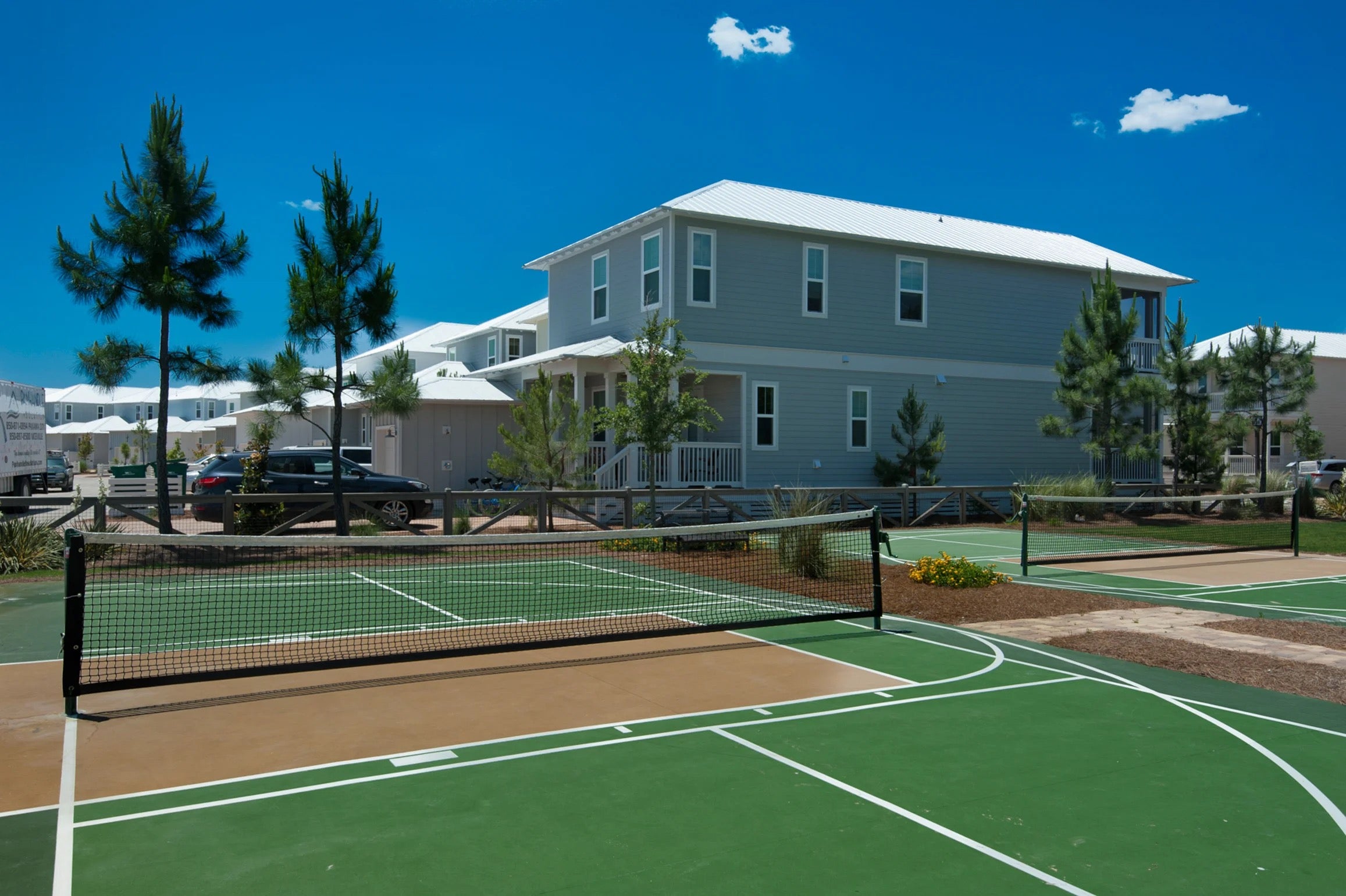 Tennis courts 