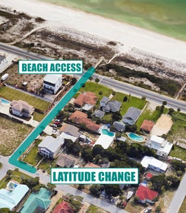Latitude Change beach access