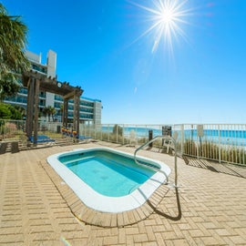 Beachside hot tub