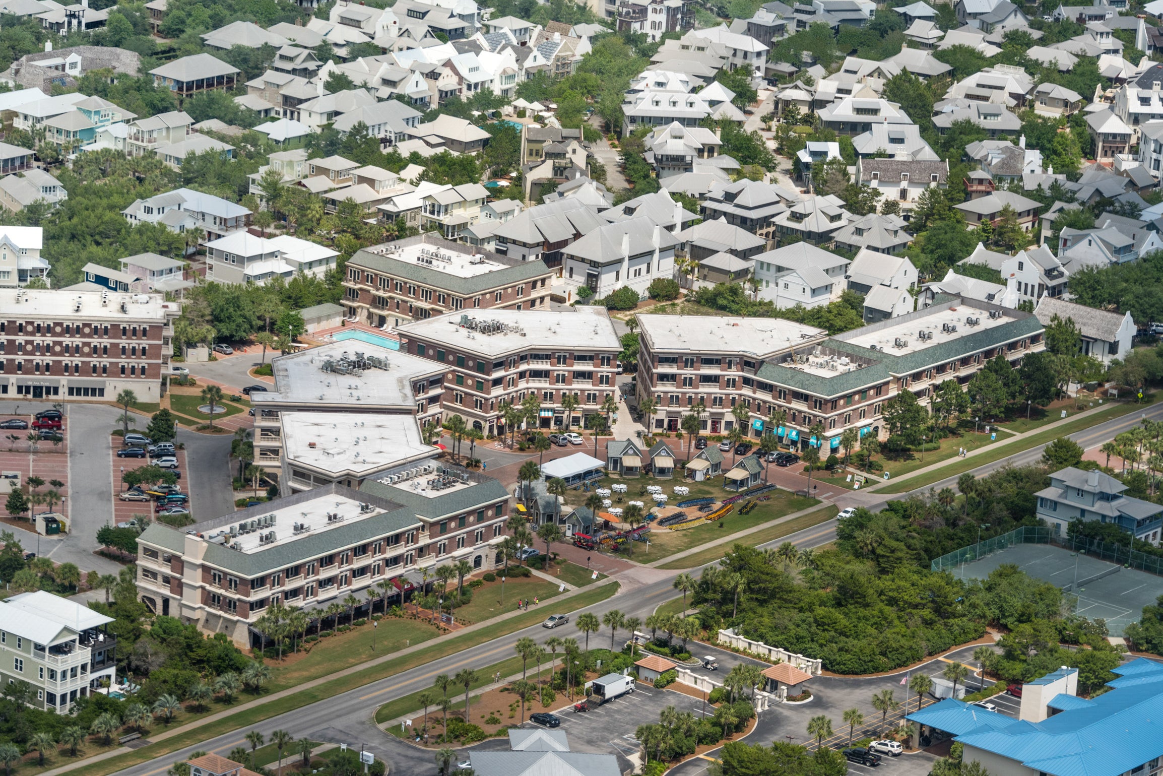 Aerial view of Village of South Walton