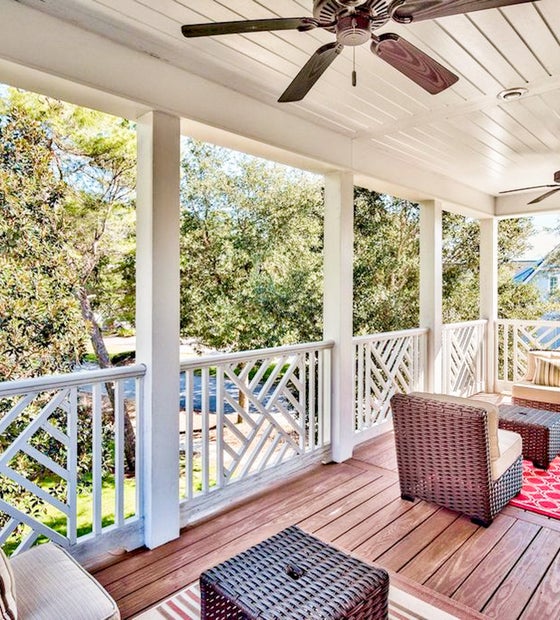 Fabulous and spacious second level balcony