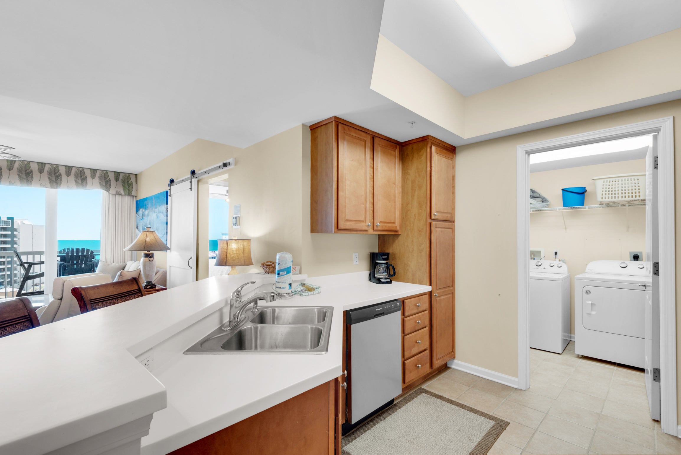 Kitchen to laundry room