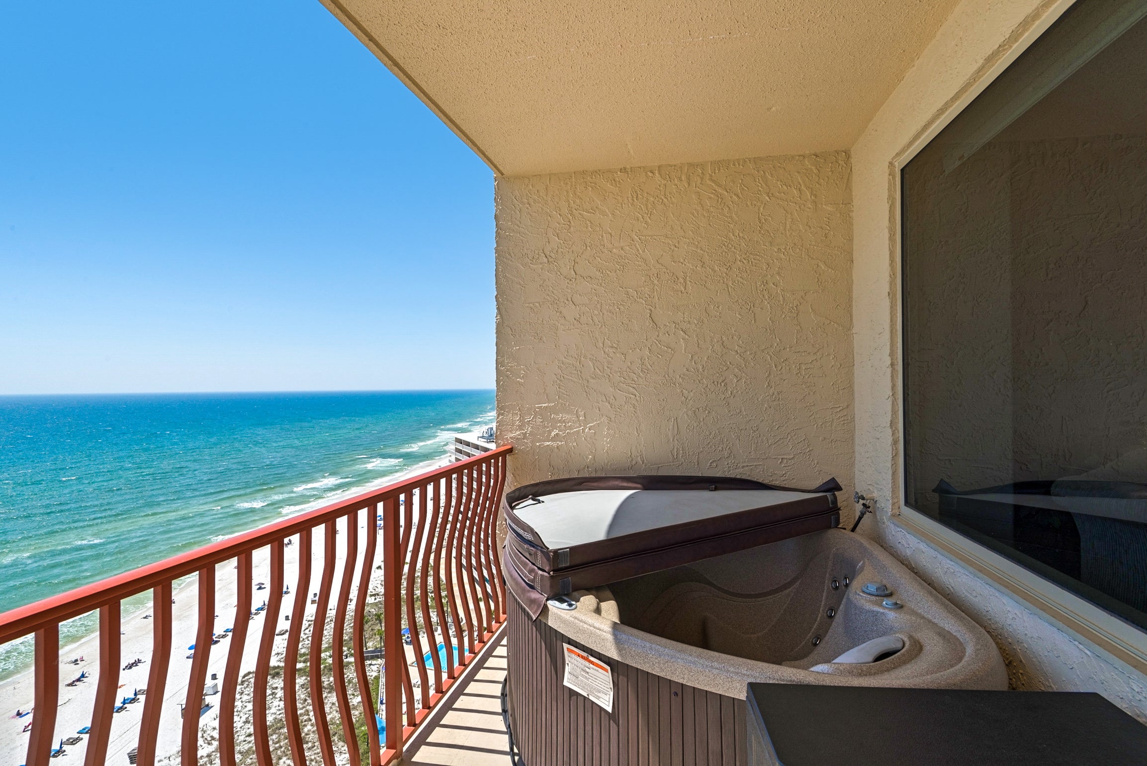 Hot Tub available on Private Balcony