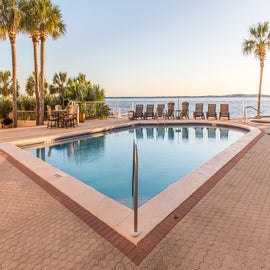 Lovely Pool overlooking the Destin Pass  