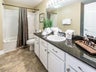 Upscale finishes in gorgeous full bath