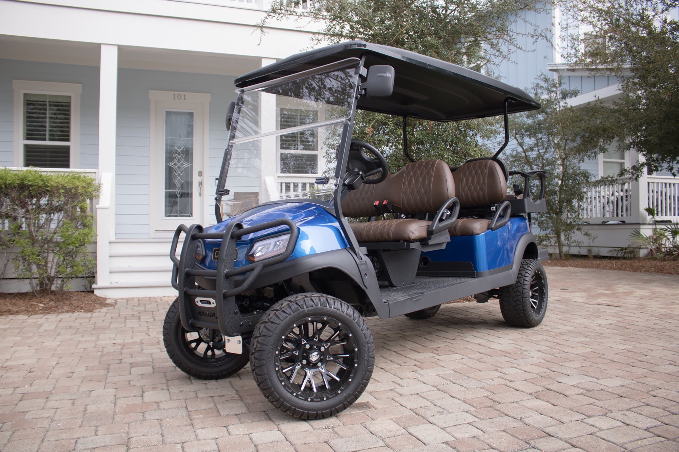 Go for a ride on the Golf Cart!