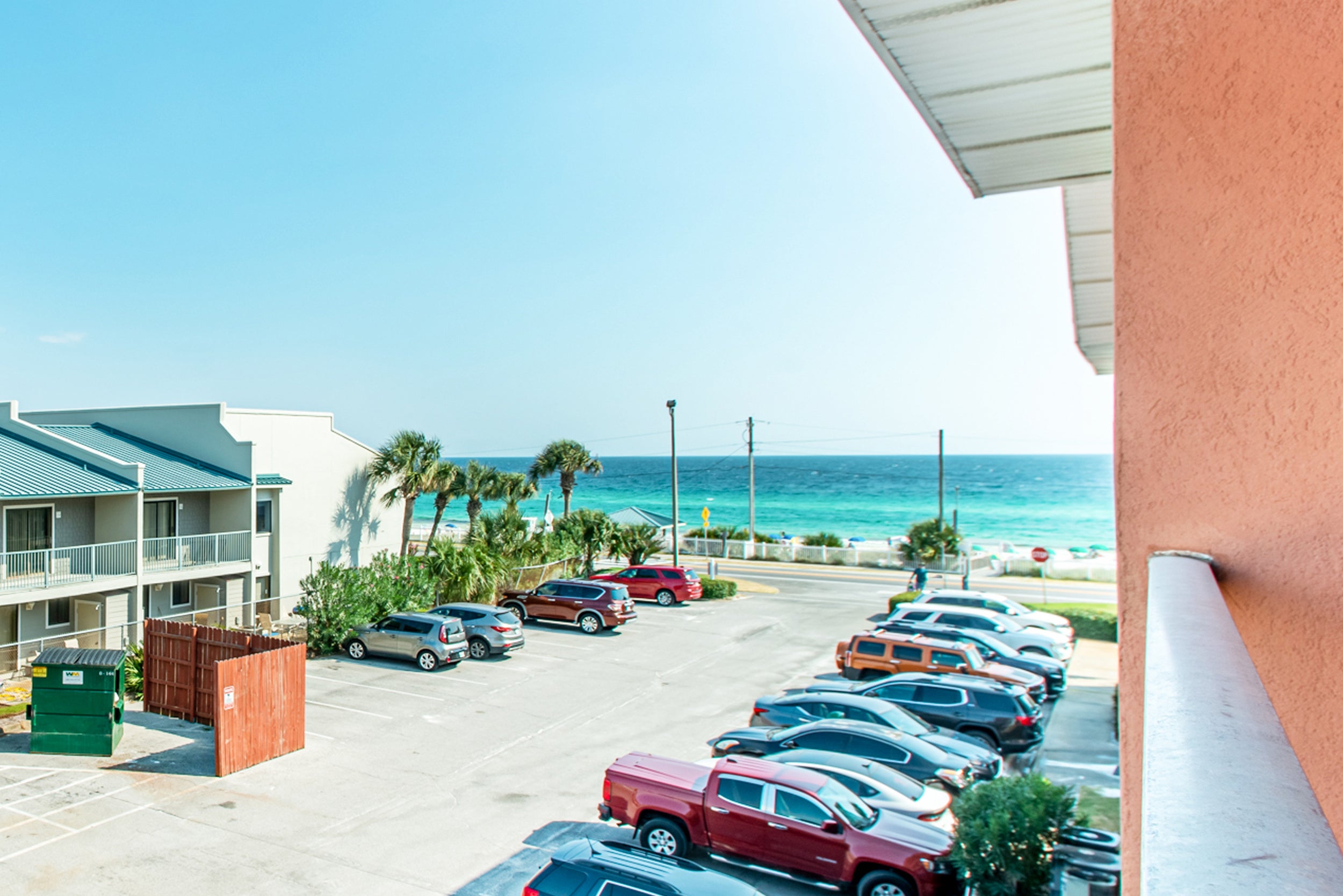 Gorgeous views from Gulf View 306 balcony!