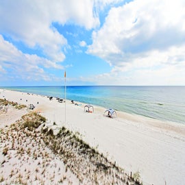 Beautiful beach at Pinnacle Port