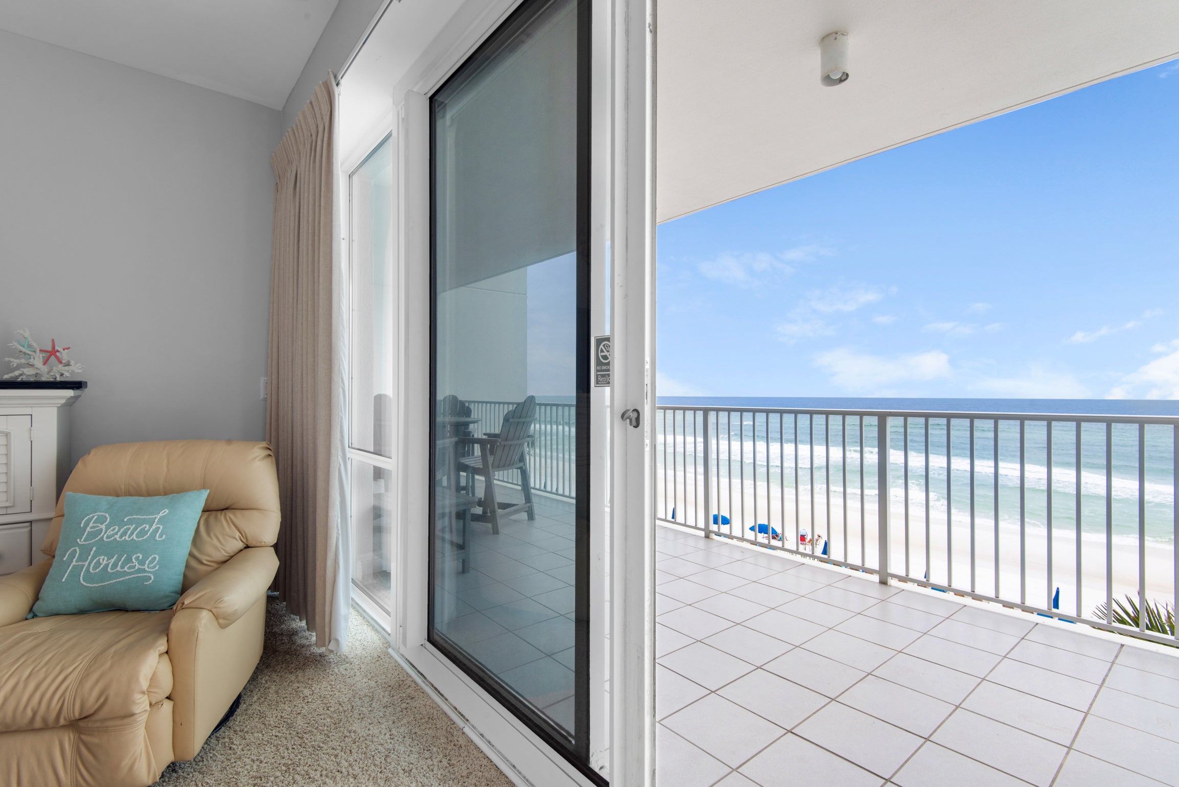 Master Suite has Flatscreen and Balcony access