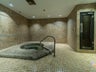 Indoor hot tub and sauna