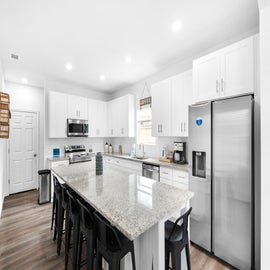 Large kitchen island