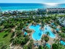 Aerial Shot of Pool and Gulf- Sterling Shores