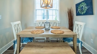 Charming dining table seats 6