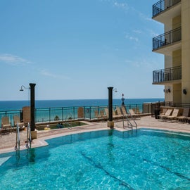 Gulf Views from the Pool Deck 