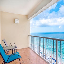 Stunning gulf views from your balcony