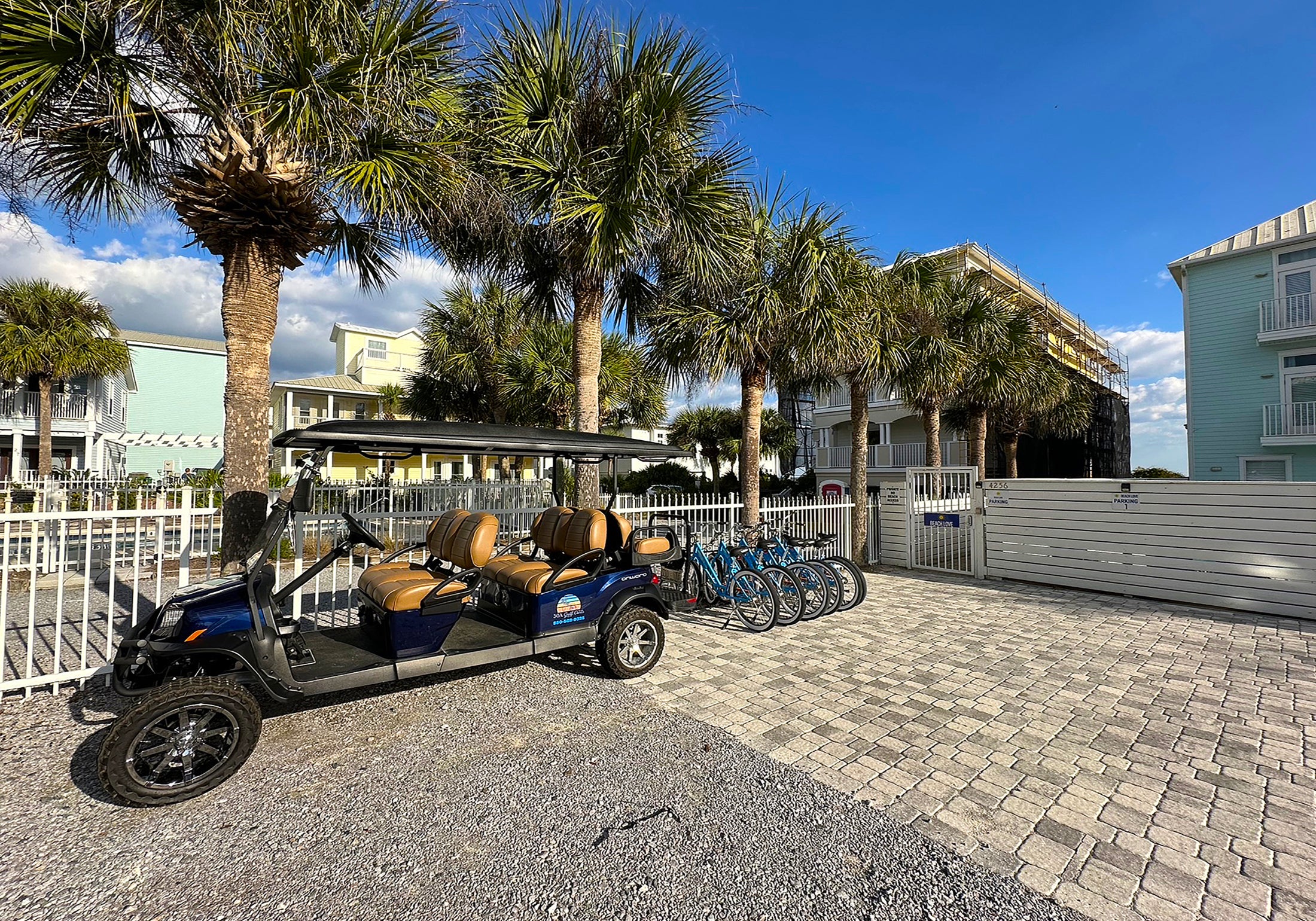 Beach Love Golf Cart