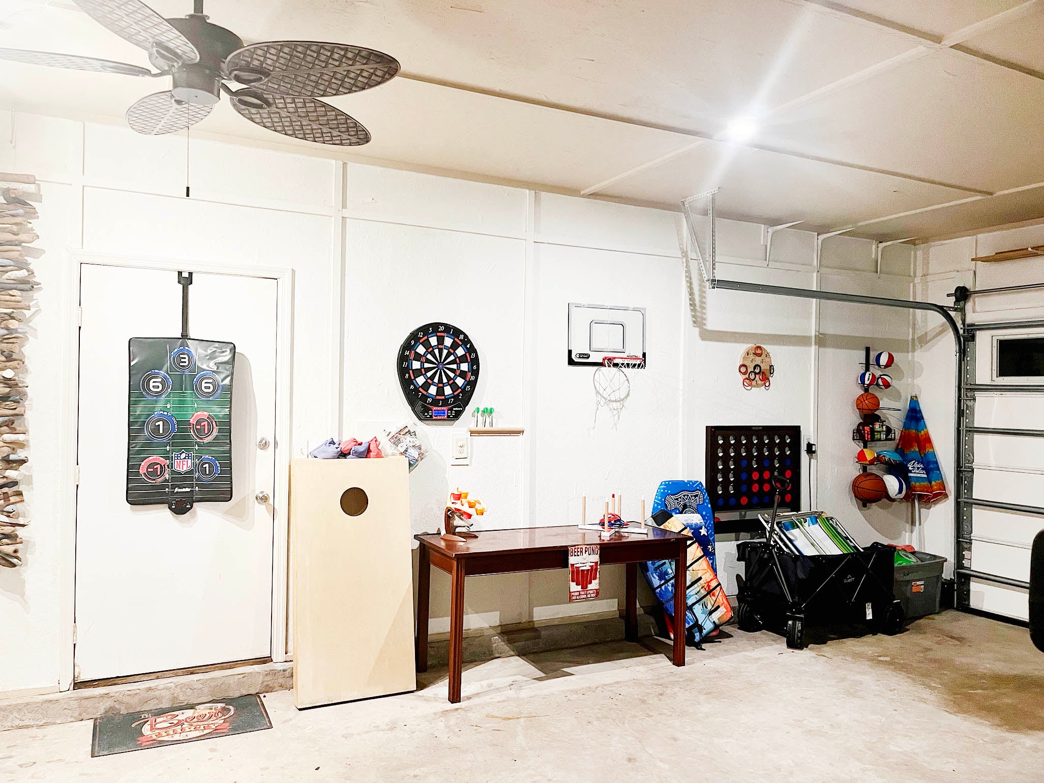 Games in the garage