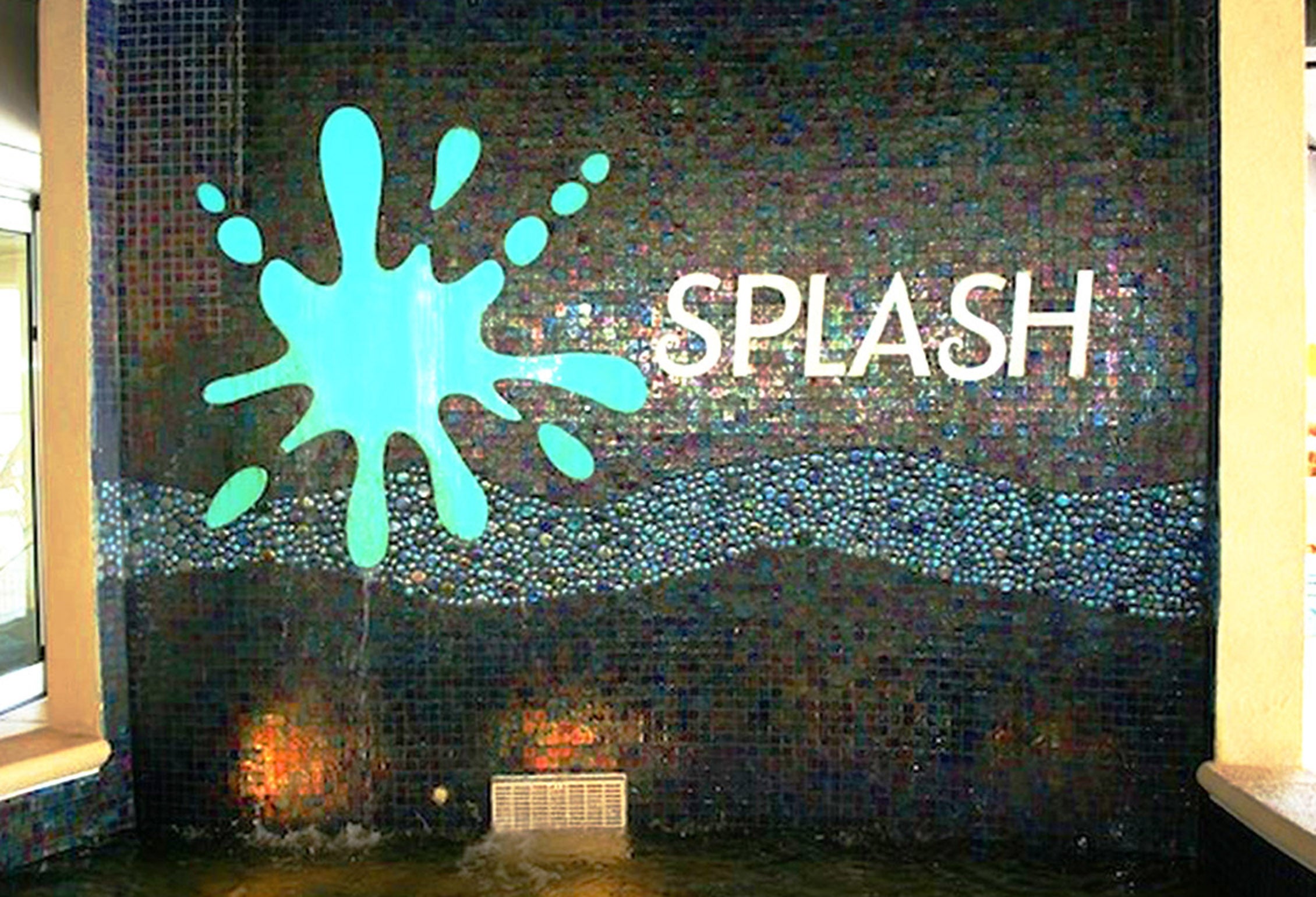 Lovely Waterfall feature at Splash