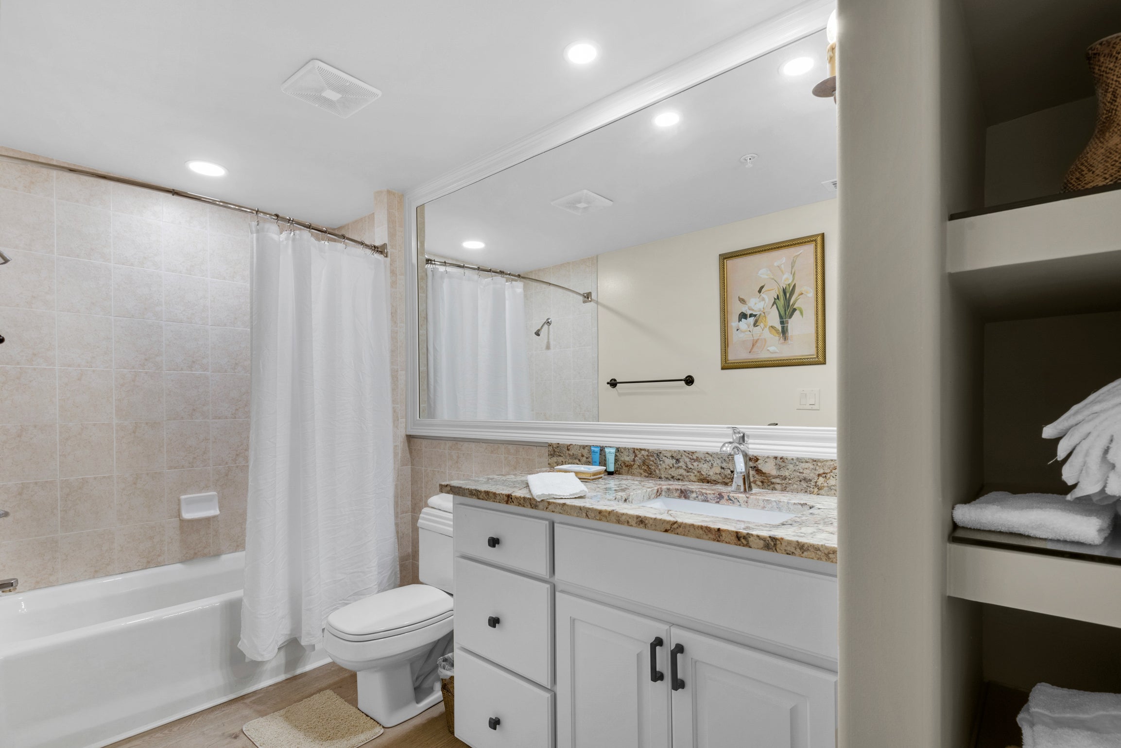 Guest Bath with Shower/Tub Combo