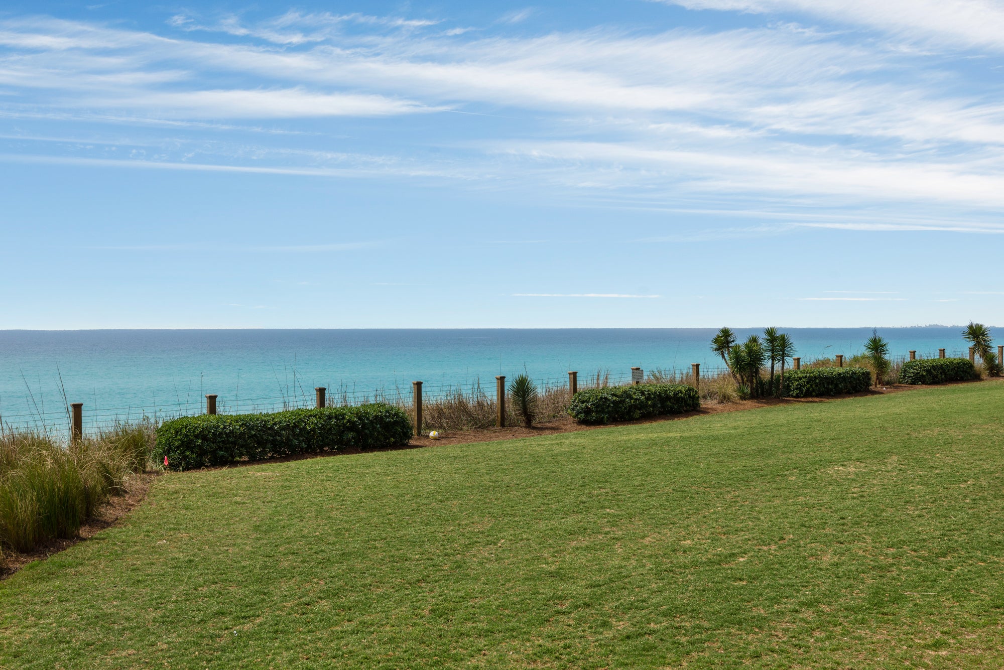 Lawn space by the Gulf