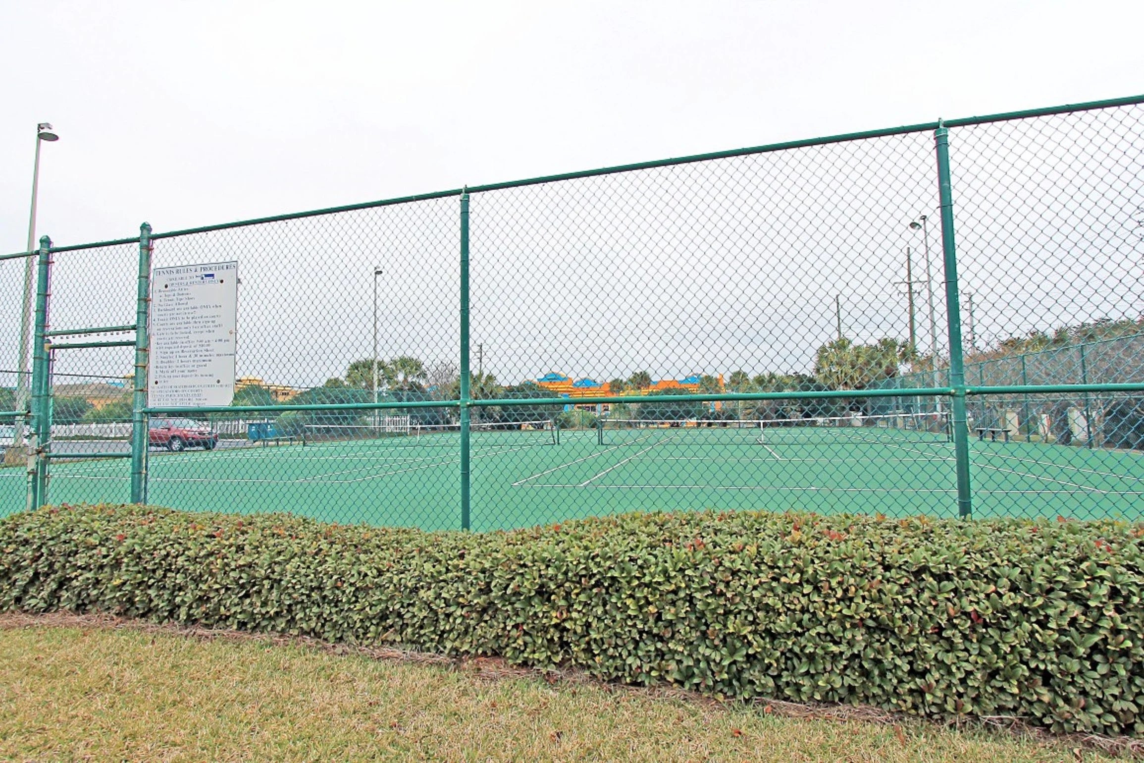 Lighted Tennis Courts 