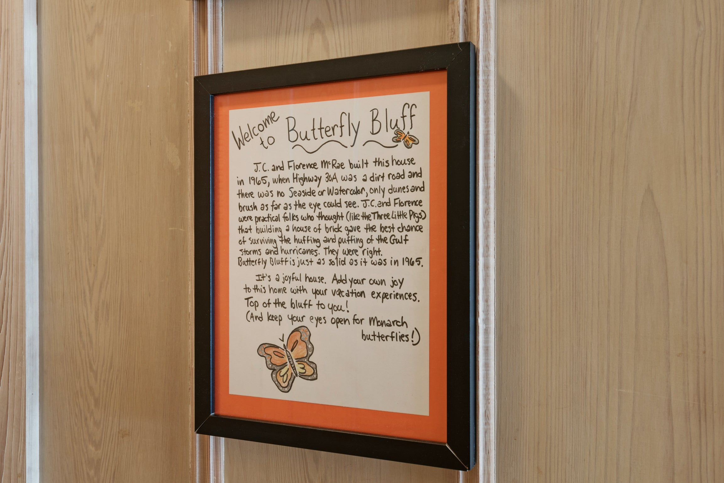 Butterfly Bluff history