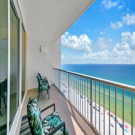 Majestic Beach Towers 1-1412 balcony