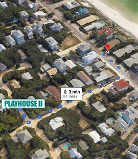 It's just a short walk to beach access on 30A