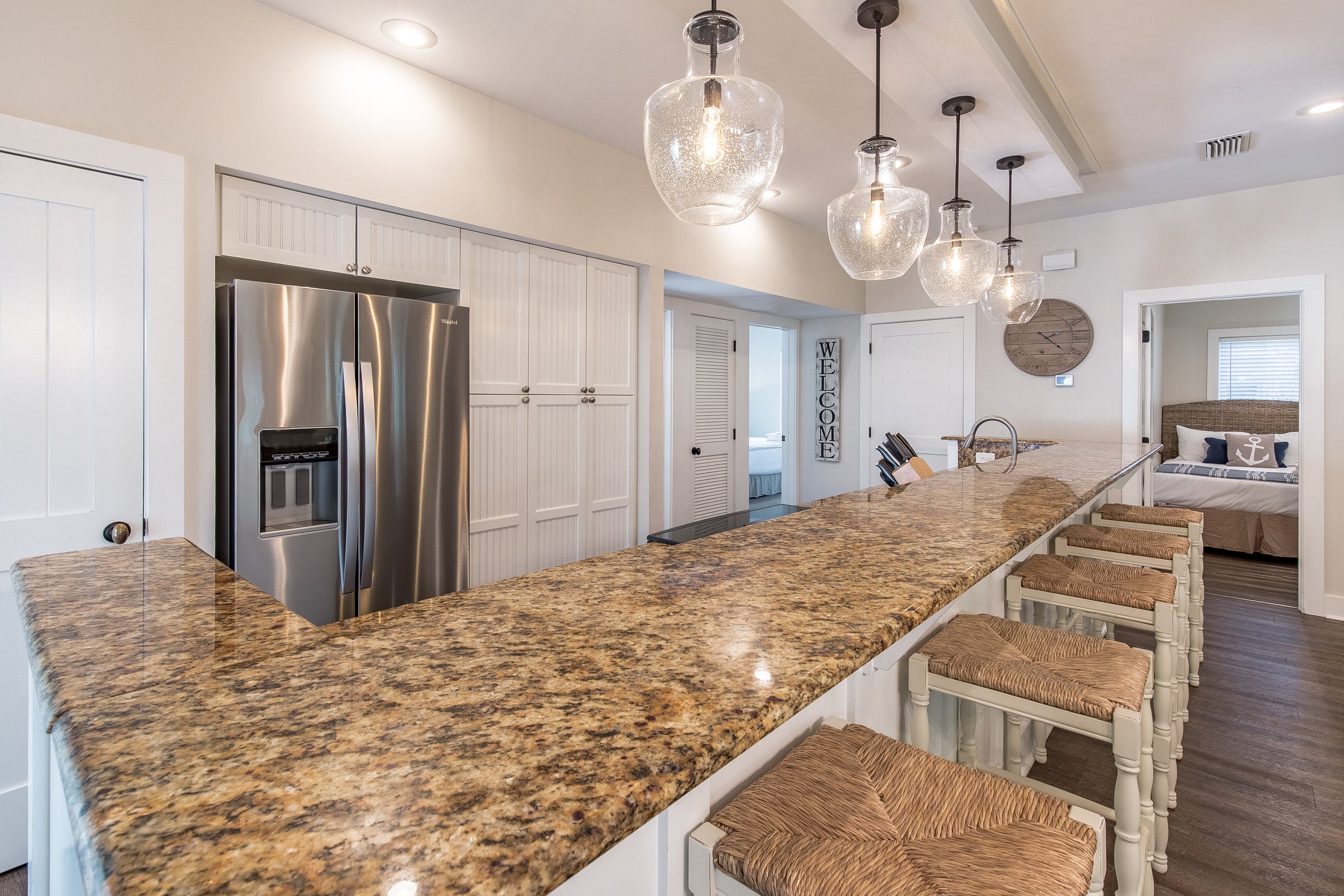 Plenty of Space on this Granite Counter top