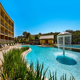 Beach Resort with Mushroom waterfall