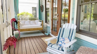 Relax and swing on the front porch