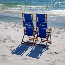 Azure beach chairs 
