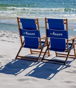 Azure beach chairs 